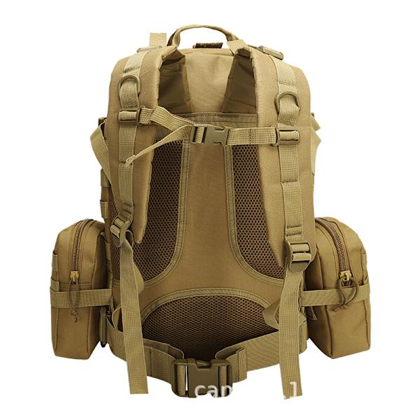 CAMO mix pack vandringsryggsäck MOLLE funktion stridsväska utomhus bergsklättring ryggsäck Army Green 36-55L