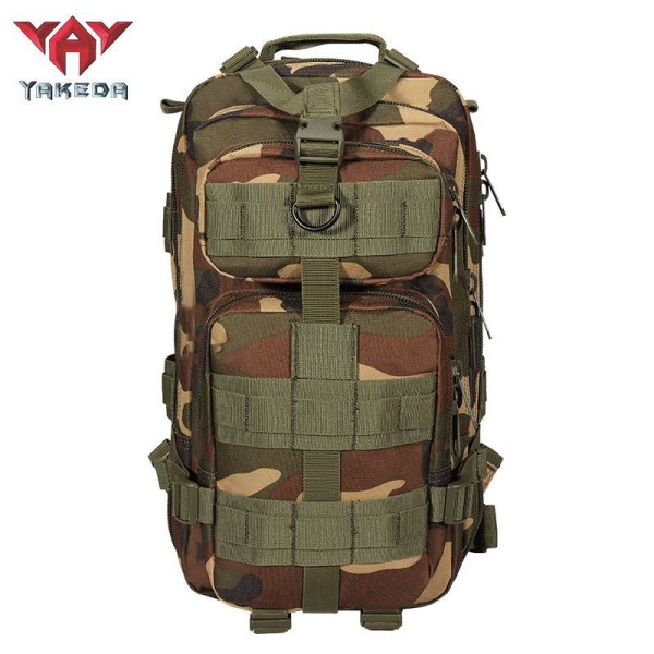 Yakoda 3P Tactical Backpack Outdoor Sports Camouflage Bag 26L Vandringsryggsäck Military Fan Travel Bag Jungle Camouflage