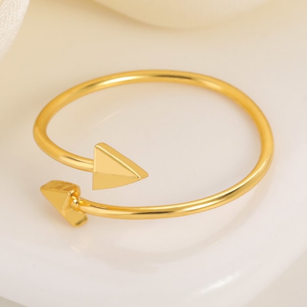 One Direction Arrow Rings For Women Bff Gift Aneis Feminino Minimalist Smycken Rose Bague Justerbar Knuckle Ring Herr Gold-color Resizable