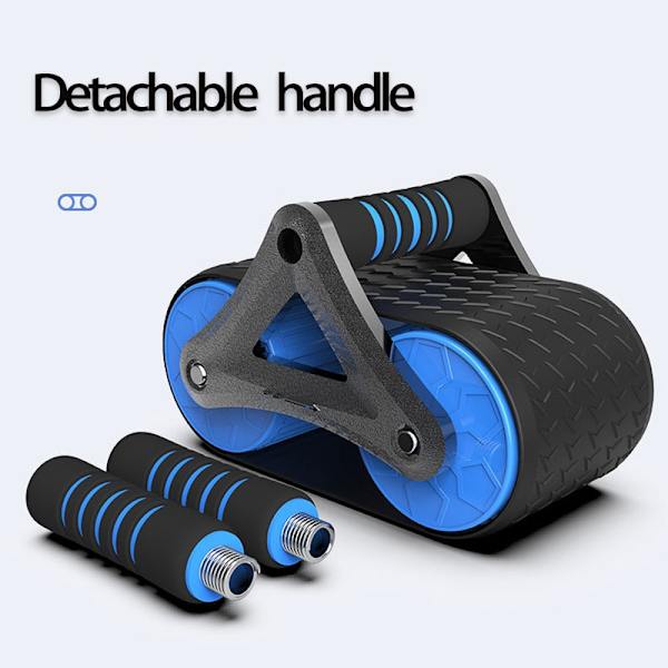 Ab Roller Wheel slide Automatisk Rebound Flat Plate Red Gym Roller