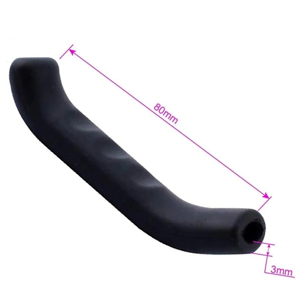 Cykelbromsar Spakskydd Cover Silikonhylsa Road Mountainbike 1 par Antisladd bromssystem MTB-tillbehör 1 pair of black