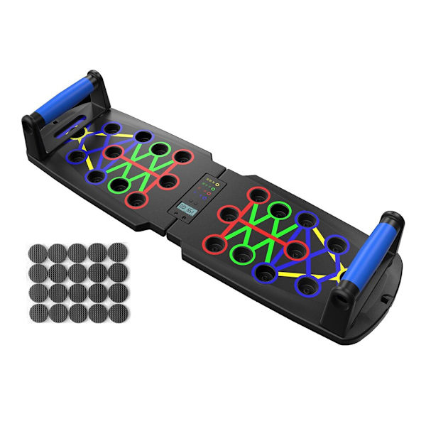 Utrustning 22/30 Sport Träning Chest Up Board Hem Buketräning Push-up Vikningslägen Fitness Enhancement Muscle 30 kinds count rubbe