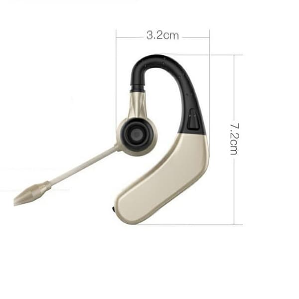 M8 HD Mikrofon Hörlurar Trådlös Bluetooth Earpi Silver