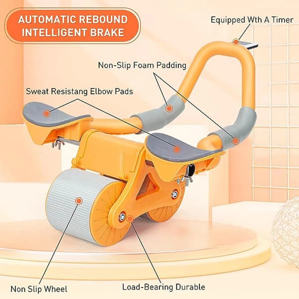 Ab Rollers Wheel, magmuskel träningsutrustning Orange