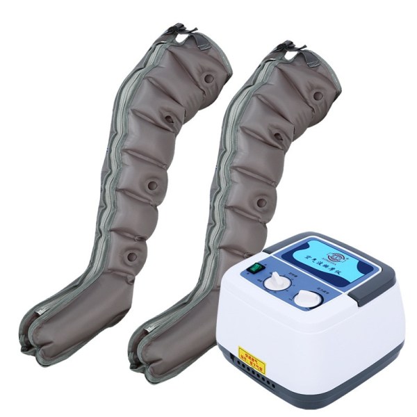 8/6 Air Chambers Kompression Massager Terapi Smärtlindring Midja Fot Arm Anklar Massage Rehabiliteringsutrustning Vård 8Chamber Full Breath