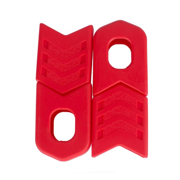 ZTTO MTB Road Bike Vevarmsskydd Fast växel Carbon Vevsats Silikon Gel Cover Skyddshylsa Cykelstövel XX1 XO 2 Par Red