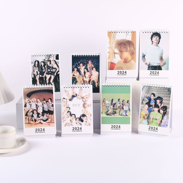 Twice Desktop Calendar Kpop Twice 2024 Desktop Calendar Present för fans