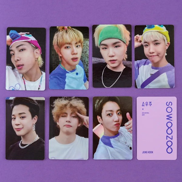Kpop ITZY Blah Blah Blah PhotoCards två gånger MELLAN 1&2 lomo-kort för fans samlingskort RM-fotokort B-8PCS