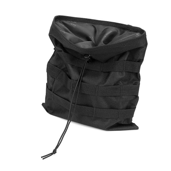Tactical Molle Dump Pouch AR15 AK47 Ammo Magazine Pouch Hunting Recovery Midjeväska Drop EDC Pouch Militära jakttillbehör black