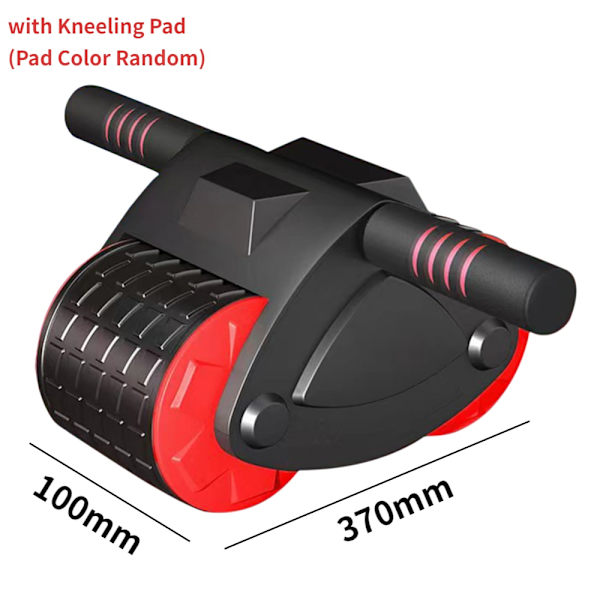 ABS Wheel Roller Automatisk Rebound Buke Stum Buke Roller Training Tränare Armmuskler Kroppsbyggande Fitness Style A Red
