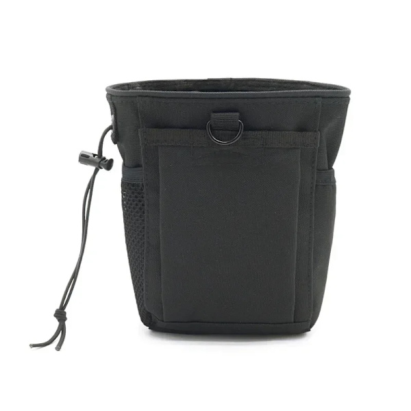 Tactical Molle Dragsko Magasin Dump Pouch Justerbar Utility Bälte Fanny Hip Hölster Bag Outdoor Ammo Förvaringspaket Black