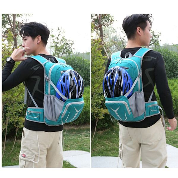Ultralätt cykelväska med vattenblåsa Vattentät utomhussport Cykelryggsäck Hydration Ryggsäck Vandringscykel MTB Gym Pack Backpack only