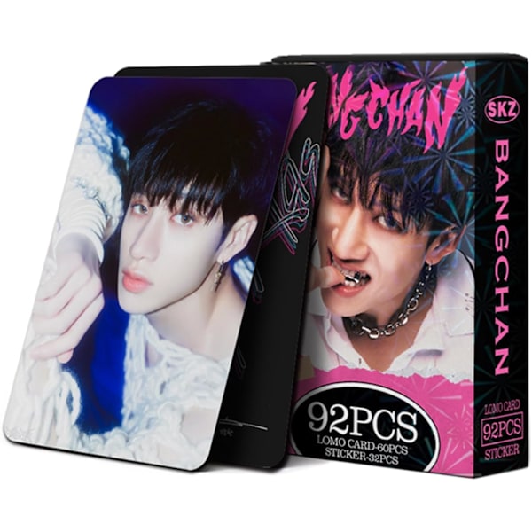Kpopbp Stray Kids Fotokort 60 st Skz Rock Star Album Phot El Bang Chan