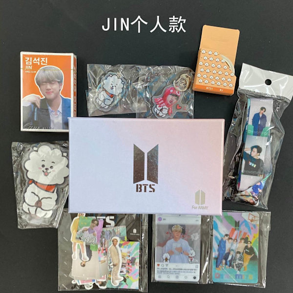 Bts Bulletproof Cad Aid Presentpåse Dynamite Vykort Lanyard Card Tape Star Presentbox Suit V