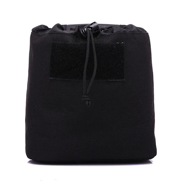 Vikbar Tactical Molle Magazine Dump Drop Pouch Vikbar militär utomhusjakt Utility Recovery EDC Tool Ammo Midjeväska black color