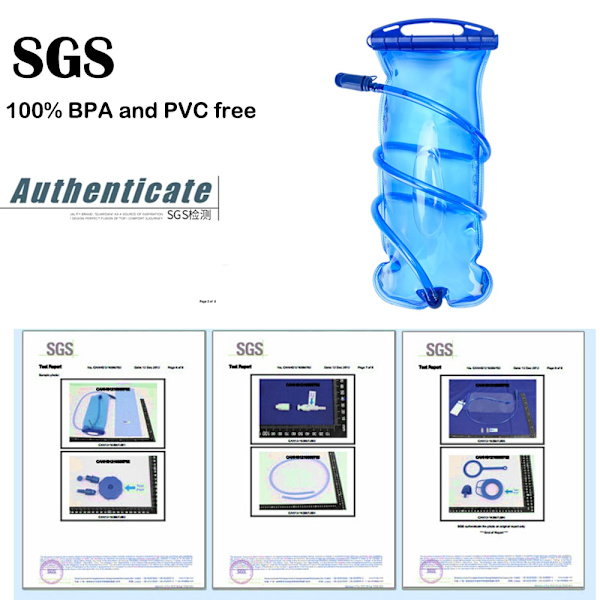 Vattenpåse 1L 1,5L 2L 3L Vattenblåsreservoar vätskebehållare Pack Förvaringspåse BPA-fri löpande vätskeväst Ryggsäck 1 L water bladder
