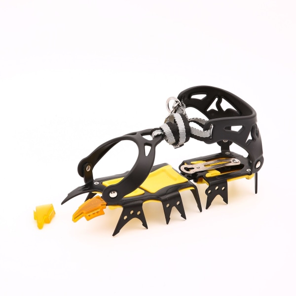 Ice Climbing Anti-Slip Artefact 18-Tand Tiger Tooth Anti-Slip Sho Cover 18-Tooth Large Claw Ice Claw 18 teeth Yellow