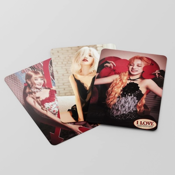2-pack/110 st (G) I-DLE Lomo-kort (G) I-DLE 2022 Nytt album Lomo-kort (G) I-DLE Mini-fotokort (G) I-DLE Vykort Fans Present