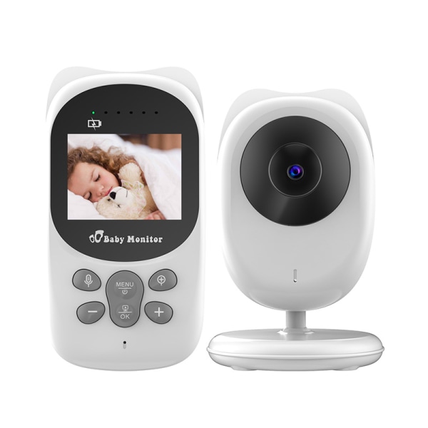 2,4 tums Baby Monitor Baby Care Device Baby Monitor Tvåvägs Voice Intercom 2200 Ma batteri EU
