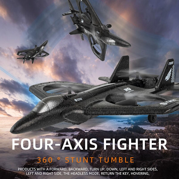 X66 Foam RC Flygplan med 108p 120° vidvinkelkamera Radiostyrd Palne fjärrkontroll Flygplan Fighter Drone Leksaker för pojkar With 4 Bat