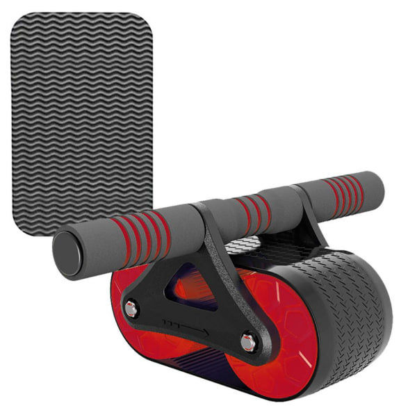 YOUZI Abdominal Roller Med Kudde Viktminskning Ab RED