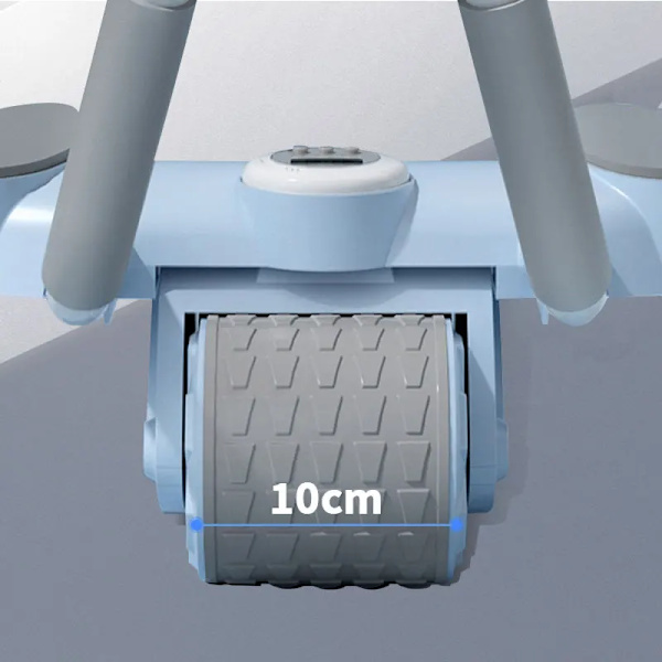 Automatisk Rebound Ab-rullhjul med timer och knämatta Automatisk Rebound Abdominal Wheel med armbågsstöd