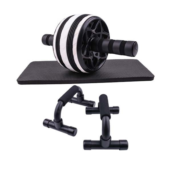 AB Roller Power Wheels Machine Push up Bar Skippin Silver