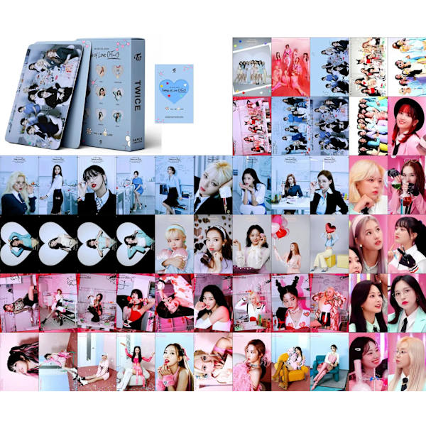 Kpop Två gånger fotokort Nytt album FIRA lomo cards 2021 festa fotokort A7