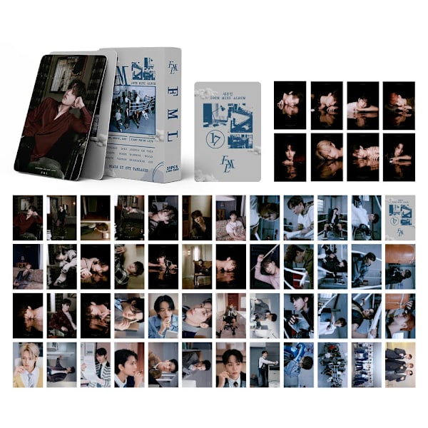 Kpop 10:e minialbum FML-fotokort FIFTY FIFTY my world lomo-kort två gånger hare hare fotokort 02
