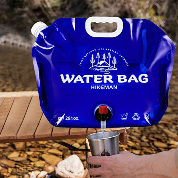 5/10/15/20L hopfällbar vattenpåse Bärbar Camping Wa White 10L
