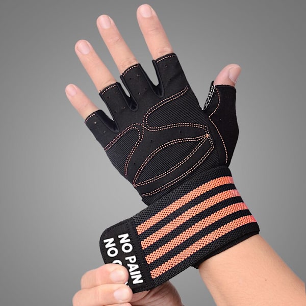 1 Par Andas Herr Dam Gym Handskar Vantar Väg upgraded black XS