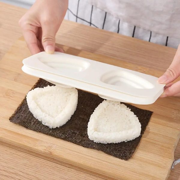 Form Onigiri Risboll Mat Pressform Form Onigiri Risboll Bento Pressmaskin Form Köksverktyg orange