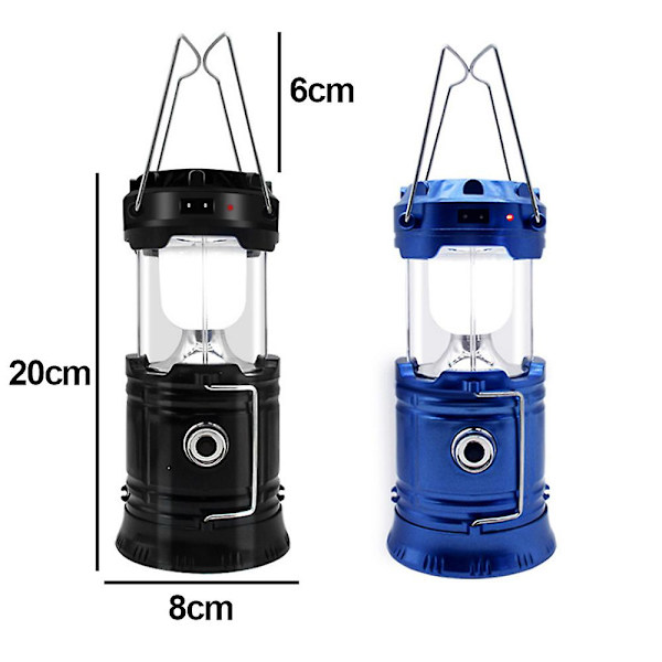 Multifunktionell tältlampa Bärbar Stretchlampa för camping mix color3