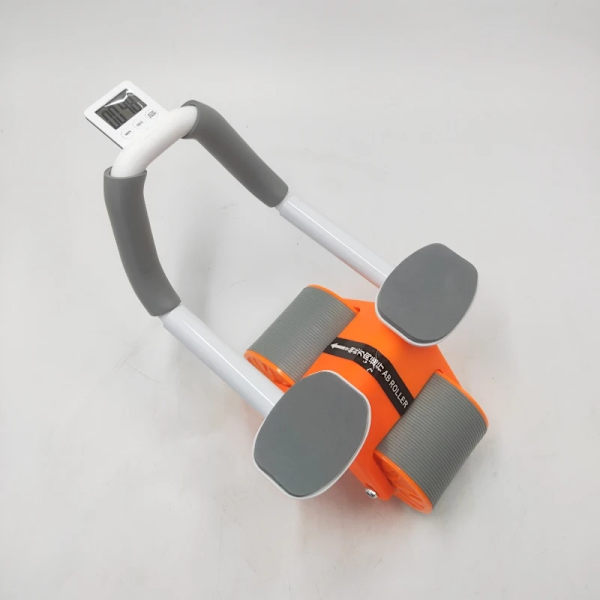 Ny version Ab Two Wheels Roller Automatic Rebound Ab Wheel Roller Abdominal Core Trainer