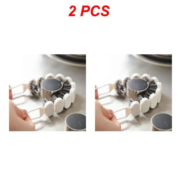 1~5PCS Sanitär U-formad Gap Multifunktion Böjbar Spaltborste Flexibel Bekväm Borste Ren Böjbara rengöringsverktyg Style A 2pcs