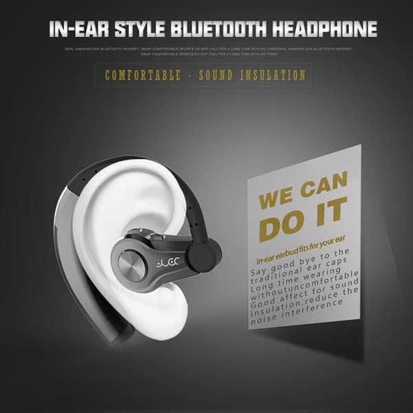 T9 Bluetooth hörlurar Stereo Handsfree Bluetooth H Silver