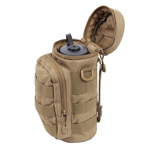 Outdoor Tactical Military Molle Water Bag Nylon Ca Khaki