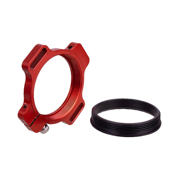 ZTTO cykelvevadapter DUB 28,99 mm bottenfäste i aluminiumlegering Förspänningsutrymmesjusteringssats Spindel för MTB-cykel Red