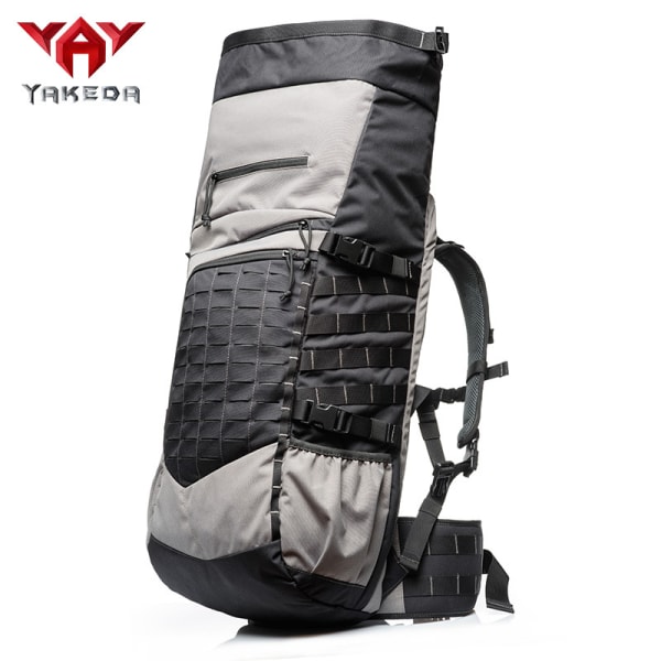 Yakoda Tactical Backpack Molle Modular Bärryggsäck Military Fan Outdoor Tactical Assault Ryggsäck Black Gray All Yards