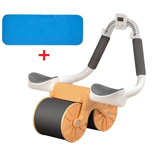 Automatisk Rebound Belly Wheel Abdominal Wheels Wit with timer