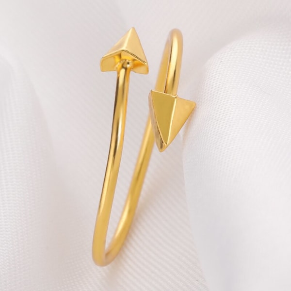 One Direction Arrow Rings For Women Bff Gift Aneis Feminino Minimalist Smycken Rose Bague Justerbar Knuckle Ring Herr Gold-color Resizable