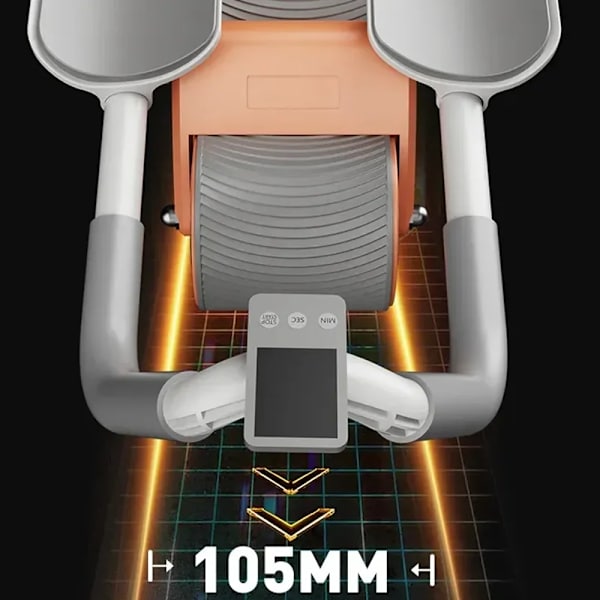 Multi-Color Kroppsträning Träning Fitness Knä Mag Ab Roller Dubbelhjul