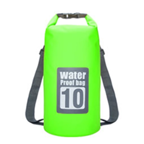 5L/10L/15L/20L/30L Vattentäta påsar Torrväska PVC Wat 10L  Green