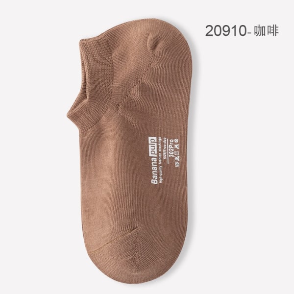 Zhejiang Zhuji mesh herrstrumpor bomull ren färg lågskurna liners Strumpor herrsportstrumpor sommardeodorant 20910-khaki All yards