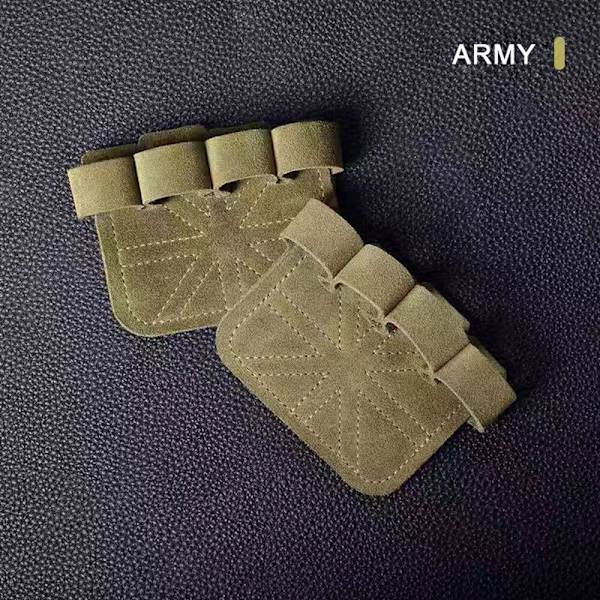 Gymutrustning Handskar Kohud Fingerless Fitness Vi Army M