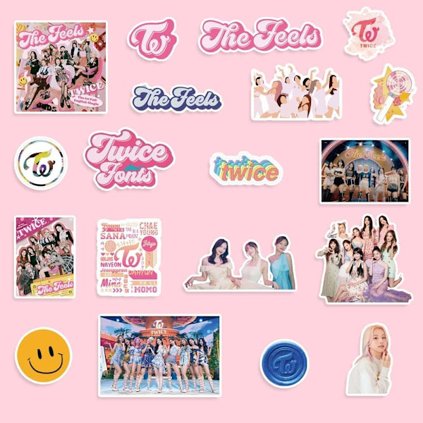 93st Twice Stickers Twice The Feels Sticker Album Pack Stray Kids Stickers för fans