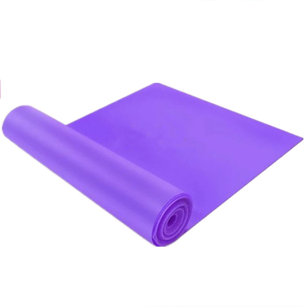 Yoga Fysioterapi Elastiskt band, Gym Resistance Band, Sport Stretching Training Rep, Fitness Equipment, Gym Accessories Purple