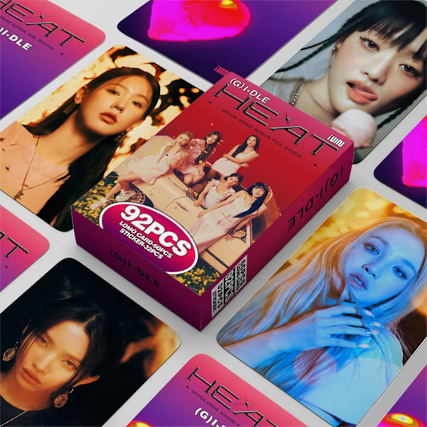 Kpopbp (G) I-Dle 92 st Värme Album Fotokort Kpop Album Calor