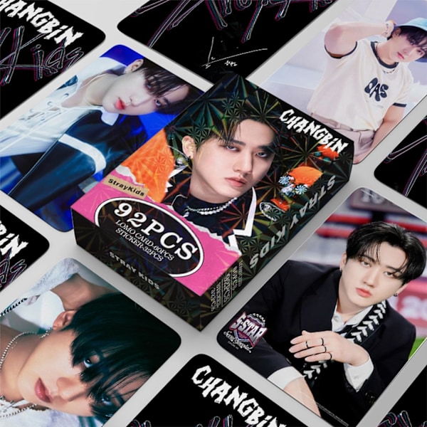 Kpopbp Stray Kids Fotokort 60 st Skz Rock Star Album Phot Changbin