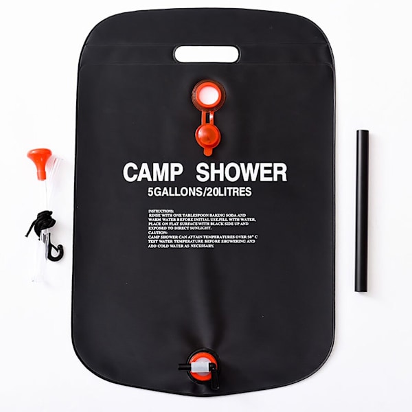 20L vattenflaska Camping Dusch Solvärme Vik 20L